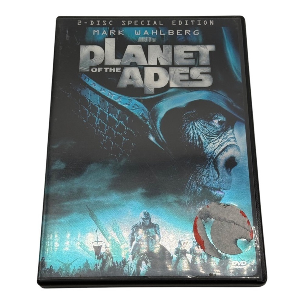 Planet of the Apes DVD 2-Disc Special‎ Edition Tim Burton Mark Wahlberg Good